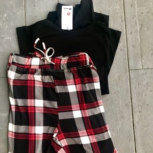 Warm winter PJ set❄️❤️🖤